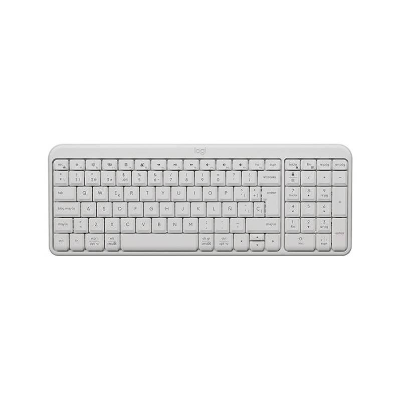 Outlet Teclado Logitech K250 Pebble Bluetooth White