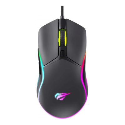 Mouse Gamer Havit Ms1029 Rgb 7200 Dpi Usb Negro