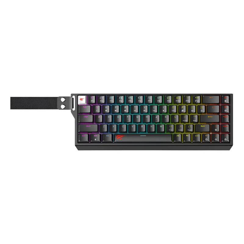 Teclado Gamer Havit Kb922L Rgb 65 Teclas Black