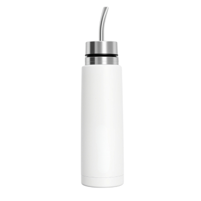 Mate Listo Homecity Blanco 500Ml Acero Inoxidable