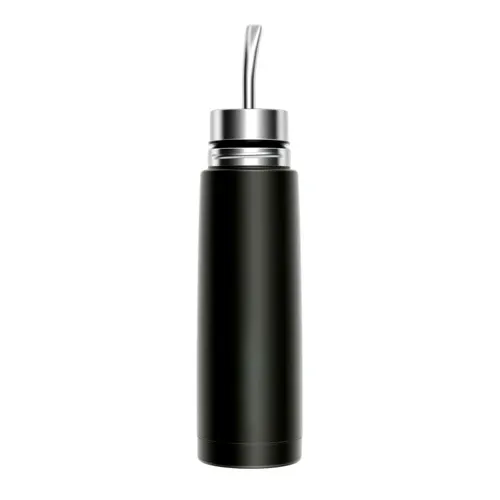 Mate Listo Homecity Negro 500Ml Acero Inoxidable