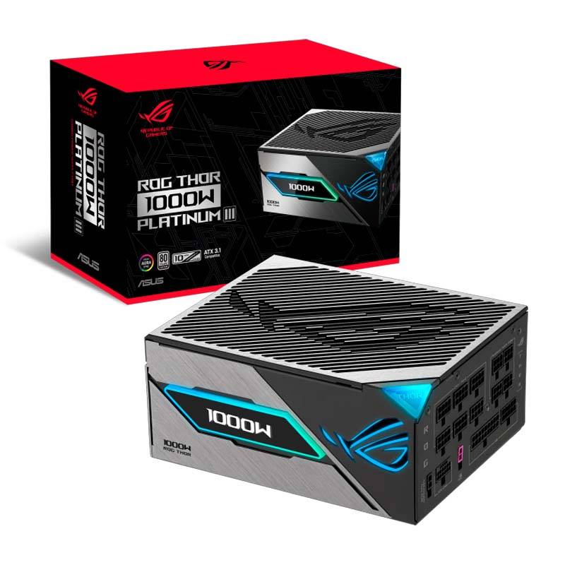 Fuente 1000W Asus Rog Thor 80+ Platinum Iii Atx 3.1 Black