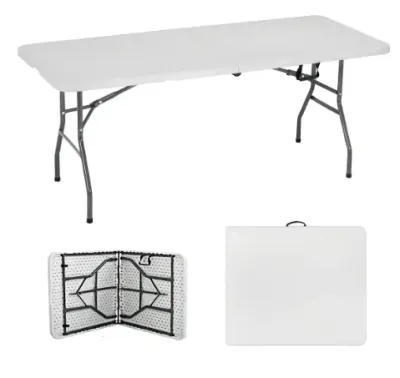 Mesa Plegable Noga 180X80X74 Blanca