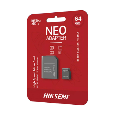 Outlet Memoria Microsd Hiksemi Neo 64Gb + Adaptador