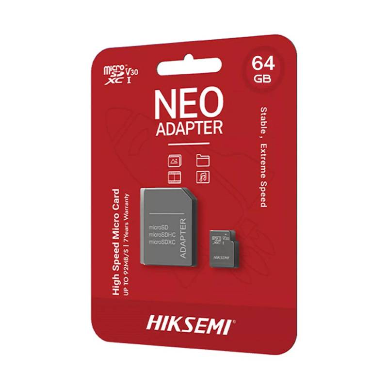 Outlet Memoria Microsd Hiksemi Neo 64Gb + Adaptador