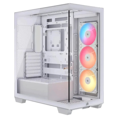 Gabinete Corsair 3500X Rs Argb Blanco Vidrio Templado