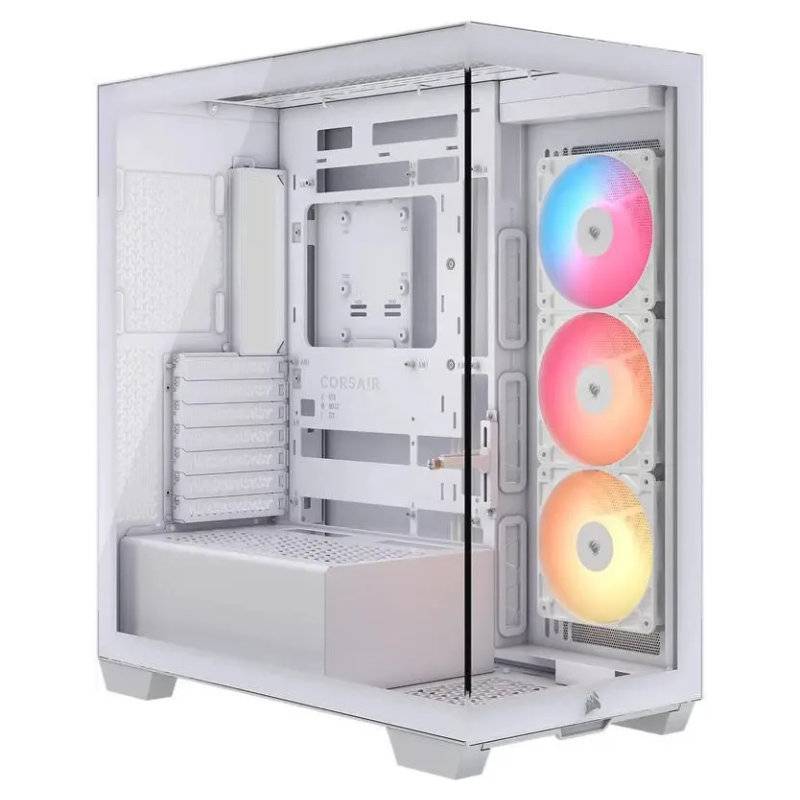Gabinete Corsair 3500X Rs Argb Blanco Vidrio Templado