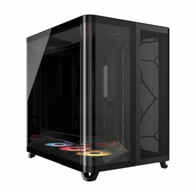 Gabinete Corsair Air 5400 Rs Argb Black Vidrio Templado