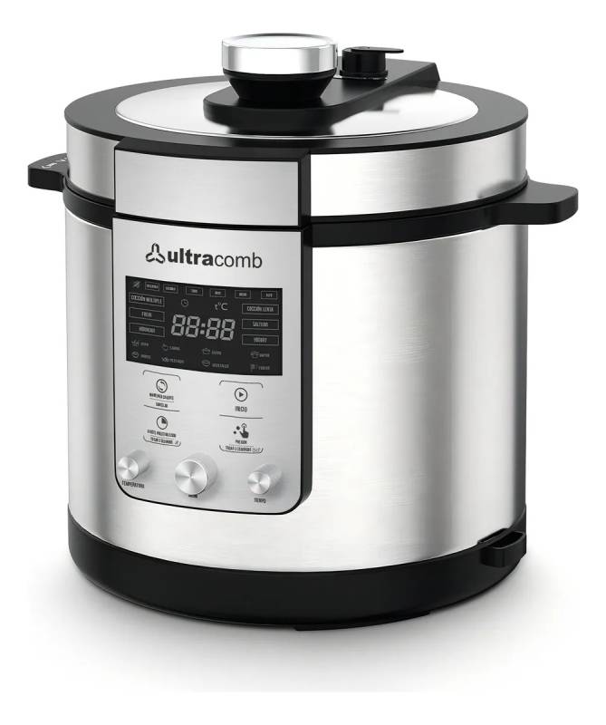 Olla A Presion Ultracomb Multifuncion Digital 6L 1000W