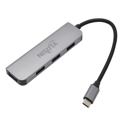 Hub Usb-C 3.0 De 4 Puertos Nisuta Nsuh045C