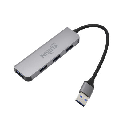 Hub Usb 3.0 De 4 Puertos Nisuta Nsuh045A