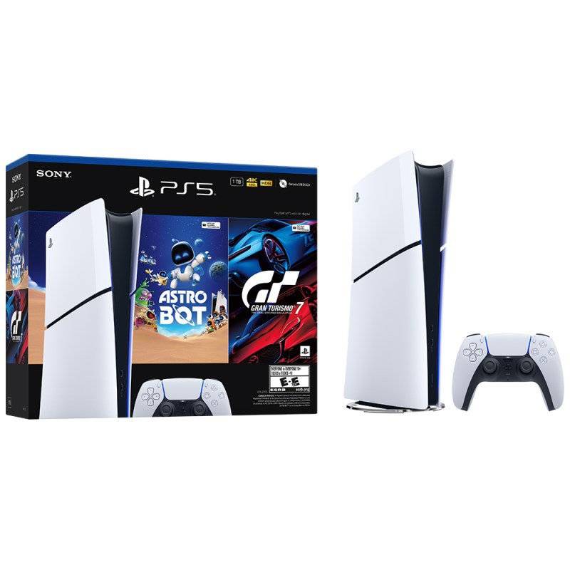 Playstation 5 Digital 1Tb Sony + Gt7 Y Astro Bot
