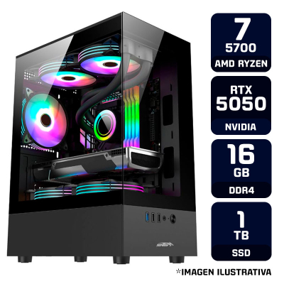 Pc Gamer Amd Ryzen 7 5700 Rtx 5050 16Gb Ssd 1Tb