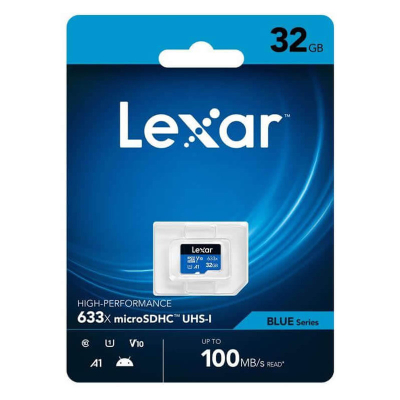 Tarjeta De Memoria Microsd Lexar 32Gb 633X Uhs-I Clase 10