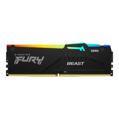 Memoria Ram Kingston Fury Beast Rgb 32Gb Ddr5 6000Mhz Cl36 Negra