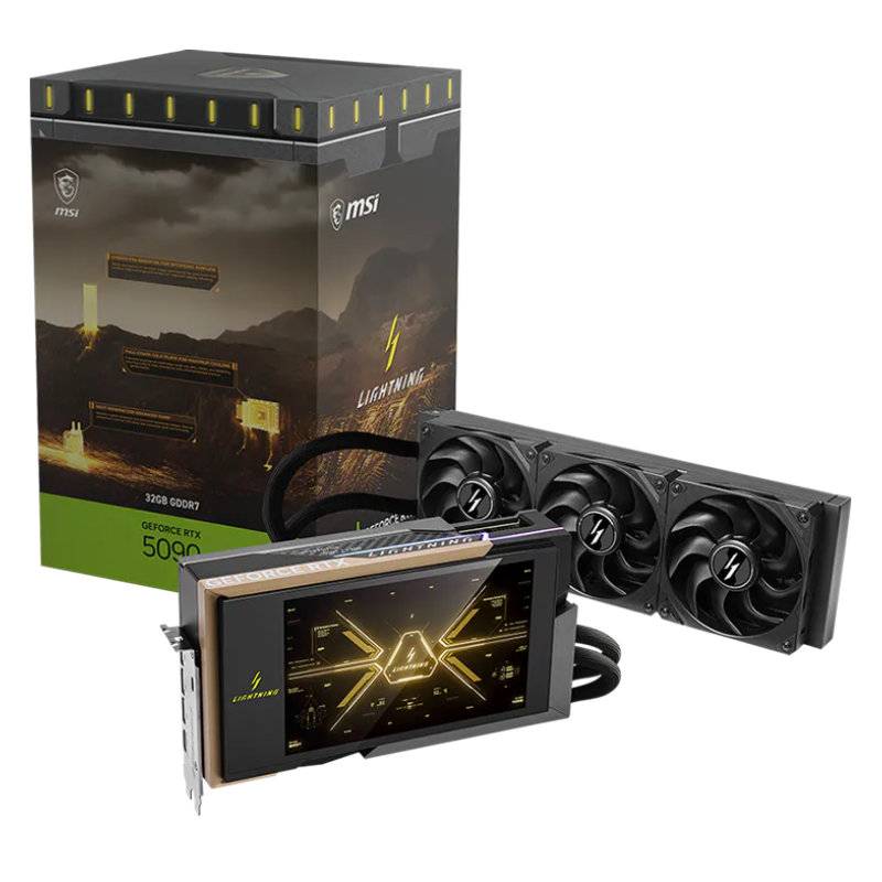 Placa De Video Msi Geforce Rtx 5090 Lightning Z 32Gb Gddr7