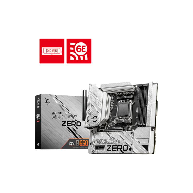 Motherboard Msi B650M Project Zero Am5 Ddr5 M-Atx