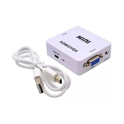 Outlet Adaptador Video Genérico Hdmi A Vga Con Audio