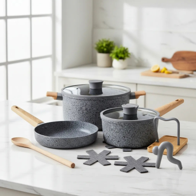 Bateria Hudson 5Pz Stone New Granito