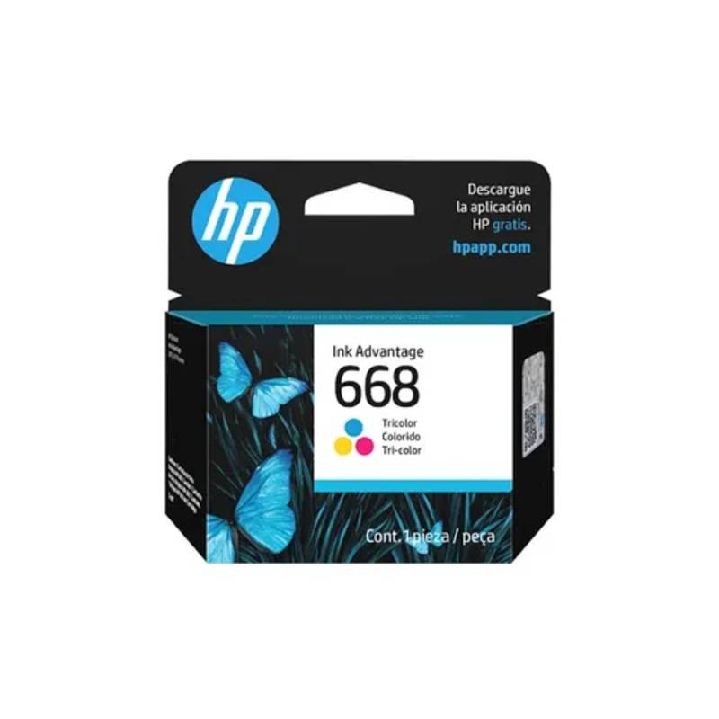 Cartucho Hp 668 Tricolor