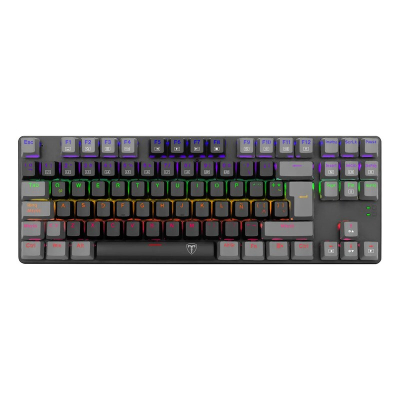 Teclado Mecánico T-Dagger Bora Lite T-Tgk313Bg-Lit Red Black/Grey