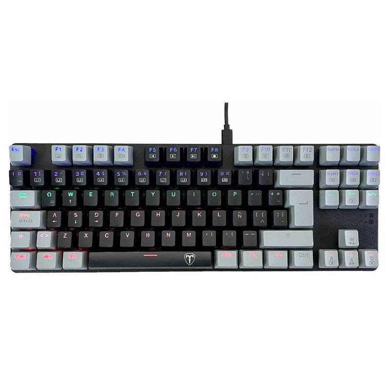 Teclado Mecánico T-Dagger Bora T-Tgk313Bg Tkl Rainbow Switch Red Español