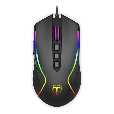 Mouse Gamer T-Dagger Darkangel Lite T-Tgm209-Light Rgb Negro