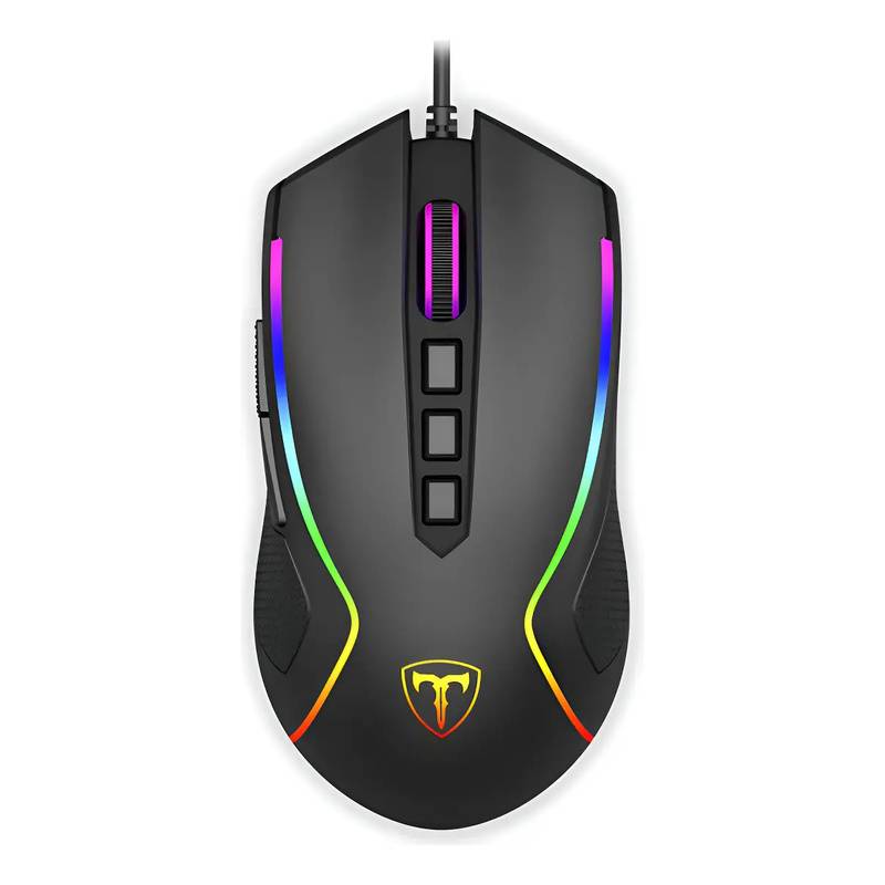Mouse Gamer T-Dagger Darkangel Lite T-Tgm209-Light Rgb Negro