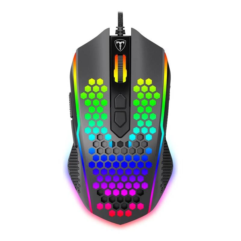 Mouse Gamer T-Dagger Imperial Lite T-Tgm310-Lit Rgb Negro