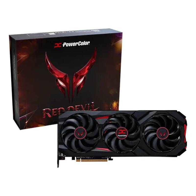 Placa De Video Powercolor Radeon Rx 9070 Xt Red Devil 16Gb Gddr6