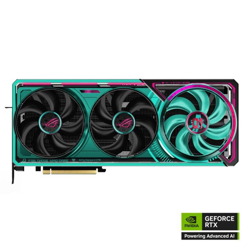 Placa De Video Asus Rog Astral Rtx 5080 Hatsune Miku 16Gb Gddr7 Oc