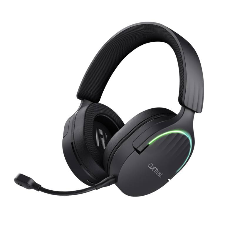 Auricular Gamer Trust Fayzo Wireless Black Gxt491 7.1 Rgb