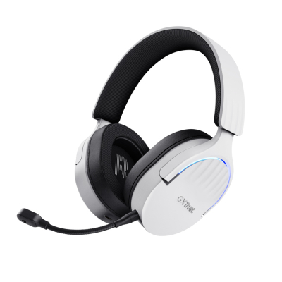 Auricular Gamer Trust Fayzo Wireless White Gxt491 Rgb 7.1 Virtual