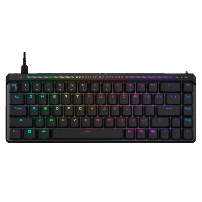 Teclado Mecánico Gamer Asus Rog Falchion Ace Hfx 65% Rgb Switch Magnético Español