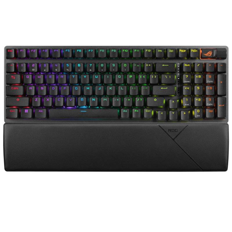 Teclado Gamer Mecánico Inalámbrico Asus Rog Strix Scope Ii 96 Rgb Tri-Mode Inglés