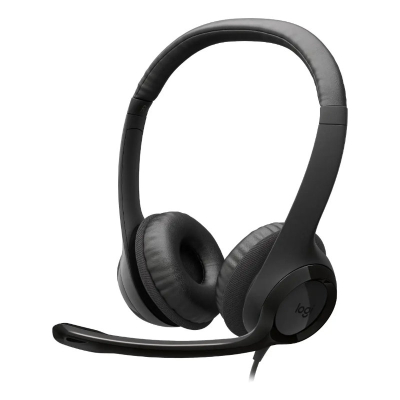 Auricular Logitech H390 Usb-C Con Micrófono Noise Cancelling Negro