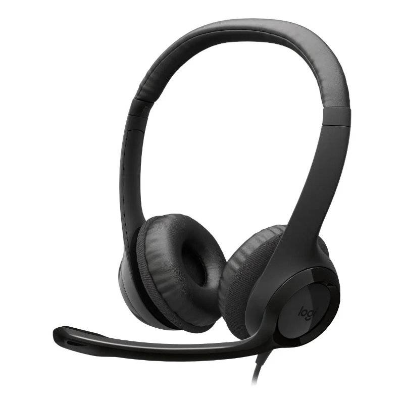 Auricular Logitech H390 Usb-C Con Micrófono Noise Cancelling Negro