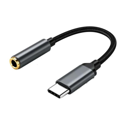 Adaptador Usb-C Macho A Audio 3.5Mm Hembra Int-Co 09-057 Negro