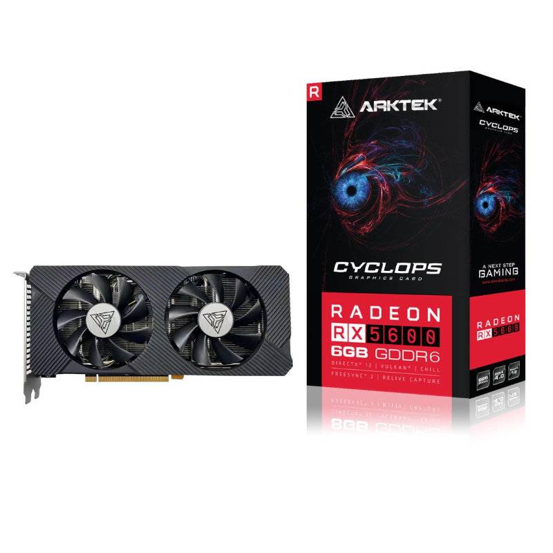 Placa De Video Arktek Radeon Rx 5600 Cyclops 6Gb Gddr6