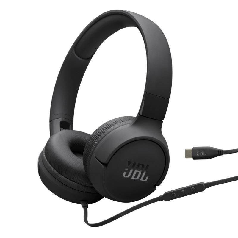 Auriculares Jbl Tune 520C Usb-C On-Ear Con Micrófono Negro