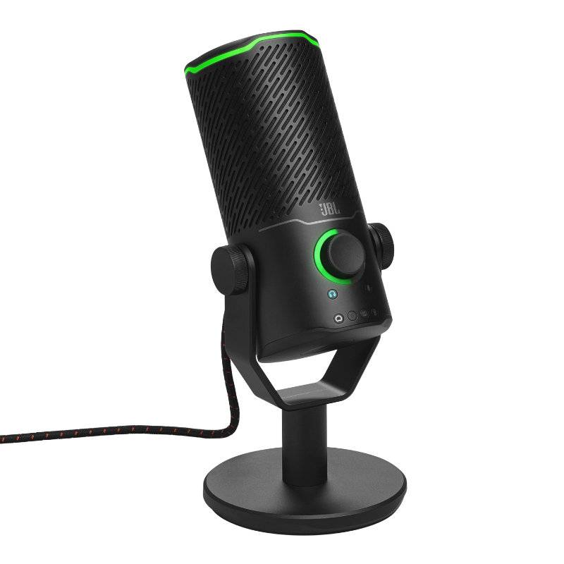 Micrófono Para Pc Jbl Quantum Stream Studio Negro Usb Condensador