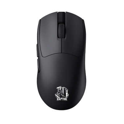 Mouse Gamer Inalámbrico Raptor Storm Grip Wireless 12800 Dpi Negro