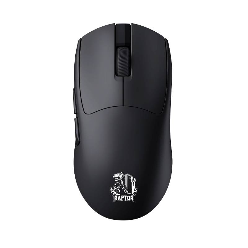 Mouse Gamer Inalámbrico Raptor Storm Grip Wireless 12800 Dpi Negro