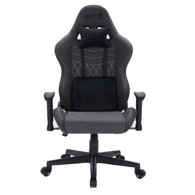 Silla Gamer Raptor Throne R1 Tela Negra Reclinable
