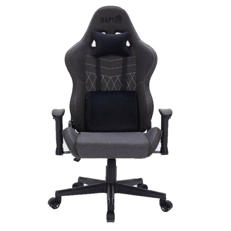 Silla Gamer Raptor Throne R1 Tela Negra Reclinable
