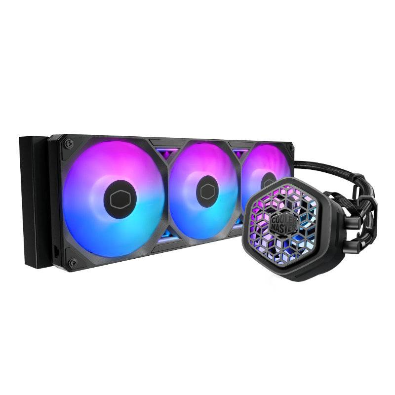 Watercooling Cooler Master Masterliquid 360 Atmos Ii Vrm Argb Negro 360Mm