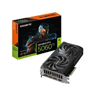 Placa De Video Gigabyte Geforce Rtx 5060 Ti Windforce Oc 8Gb Gddr7 Dlss4