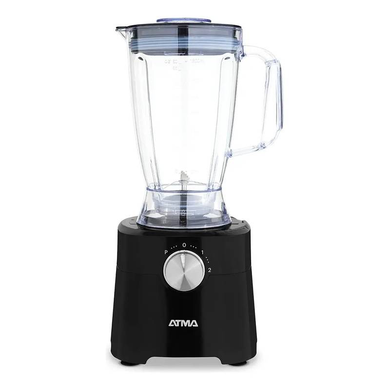 Multiprocesadora Atma Lp8425Nap 8 En 1 Con Vaso Licuador 650W Negra