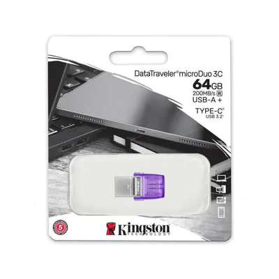 Outlet Pendrive 64Gb Kingston Microduo 3C Usb-A Y Usb-C