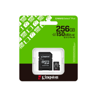 Outlet Memoria Microsd 256Gb Kingston Canvas Select Plus + Adaptador